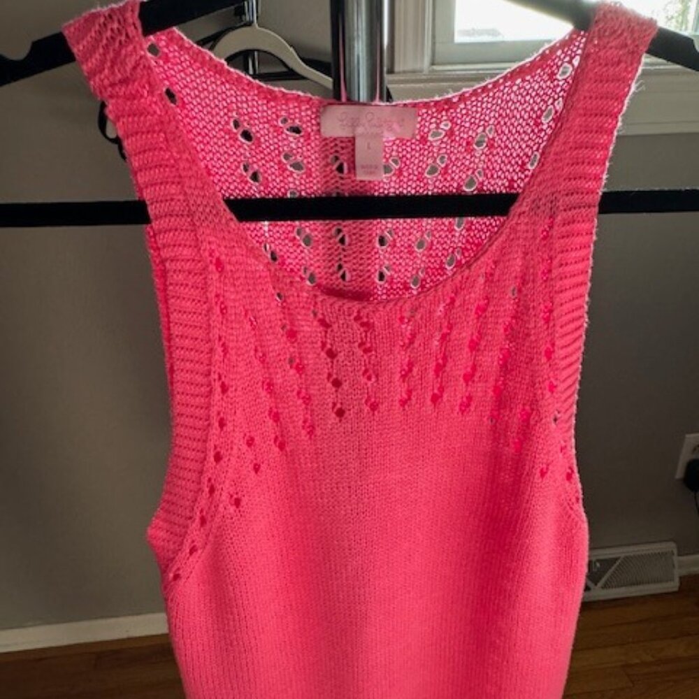 Lilly Pulitzer -Sleeveless knit sweater -Large
